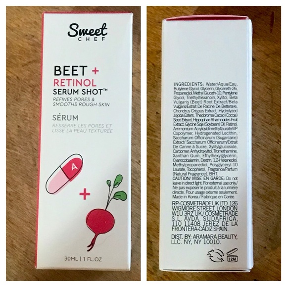 SWEET CHEF Beet + Retinol (Vitamin A) Serum Shot 30 mL Glow Recipe Brand *BNIB - Picture 12 of 15